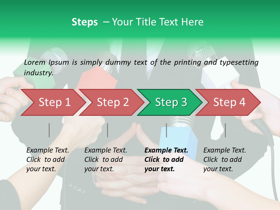 Broadcast Reportage Recording PowerPoint Template