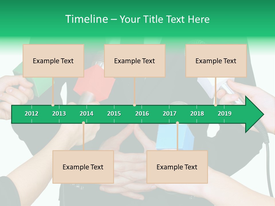 Broadcast Reportage Recording PowerPoint Template