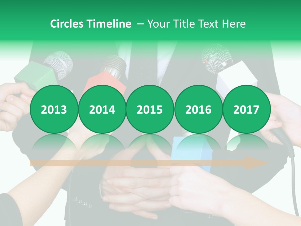 Broadcast Reportage Recording PowerPoint Template