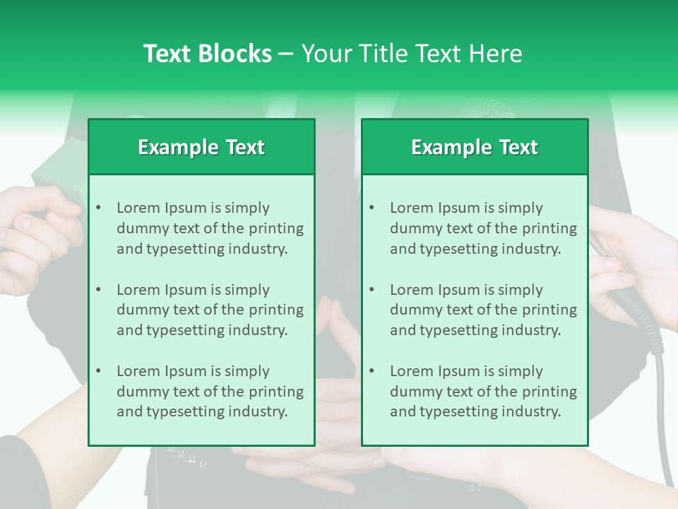 Broadcast Reportage Recording PowerPoint Template