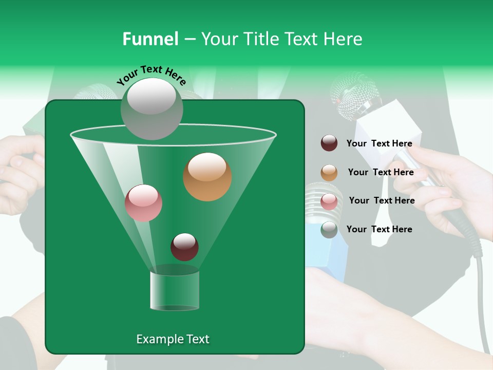 Broadcast Reportage Recording PowerPoint Template