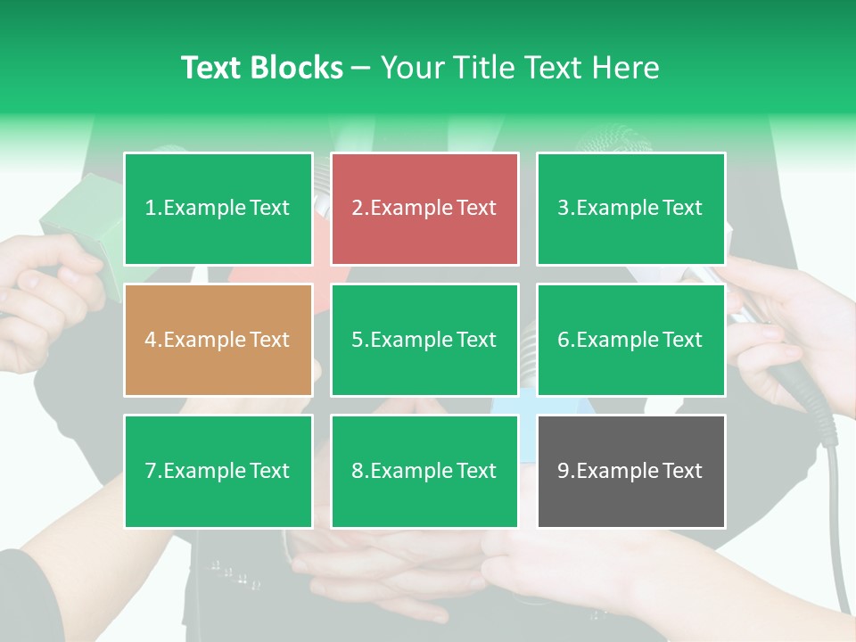 Broadcast Reportage Recording PowerPoint Template