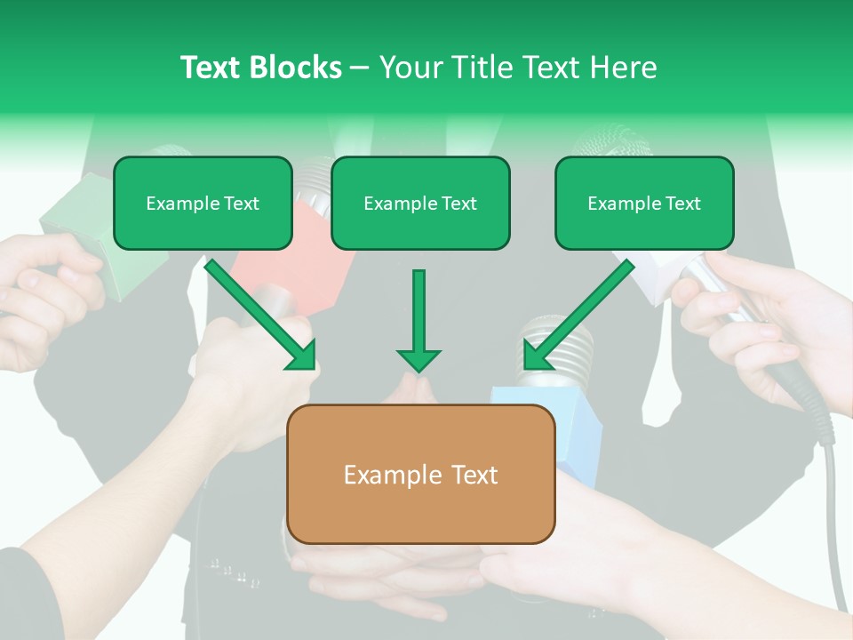 Broadcast Reportage Recording PowerPoint Template