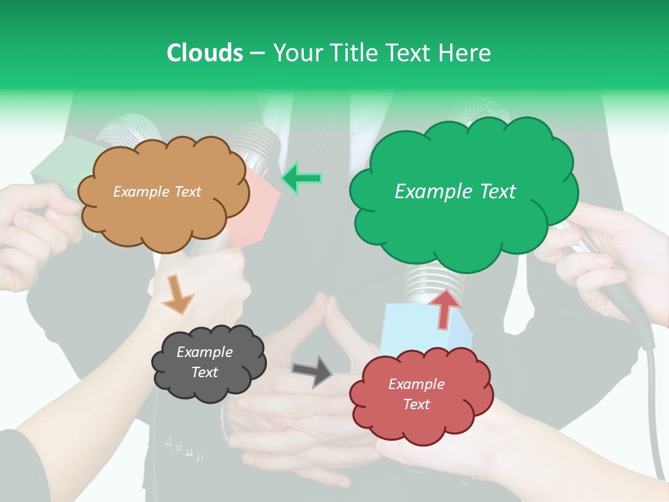 Broadcast Reportage Recording PowerPoint Template