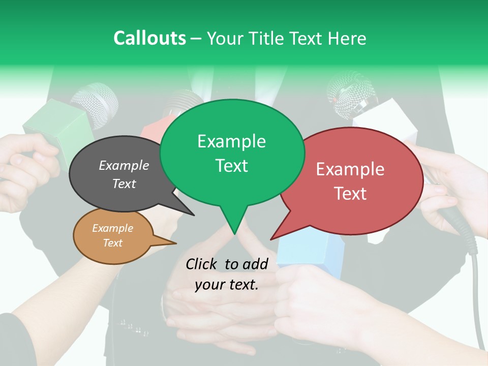 Broadcast Reportage Recording PowerPoint Template