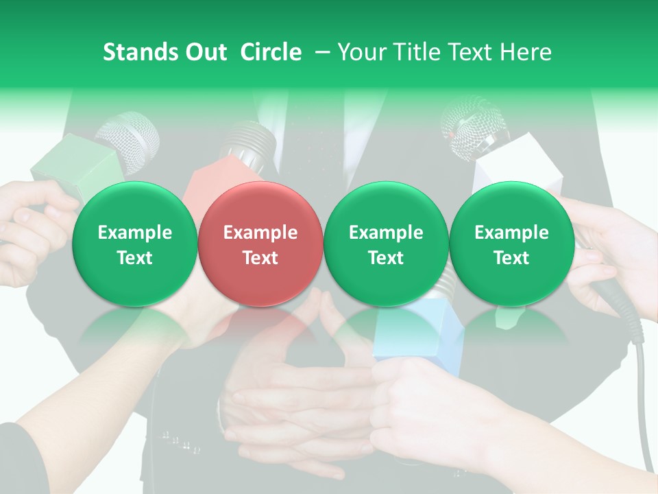 Broadcast Reportage Recording PowerPoint Template