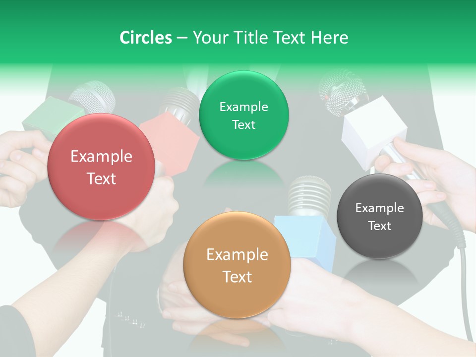 Broadcast Reportage Recording PowerPoint Template