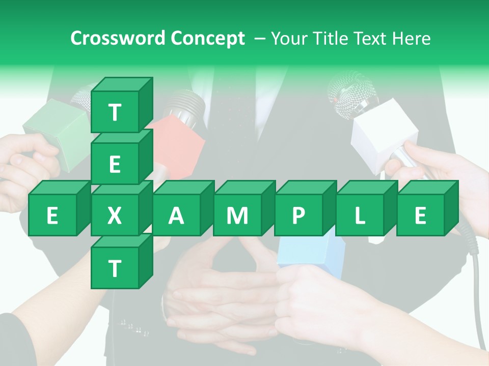 Broadcast Reportage Recording PowerPoint Template
