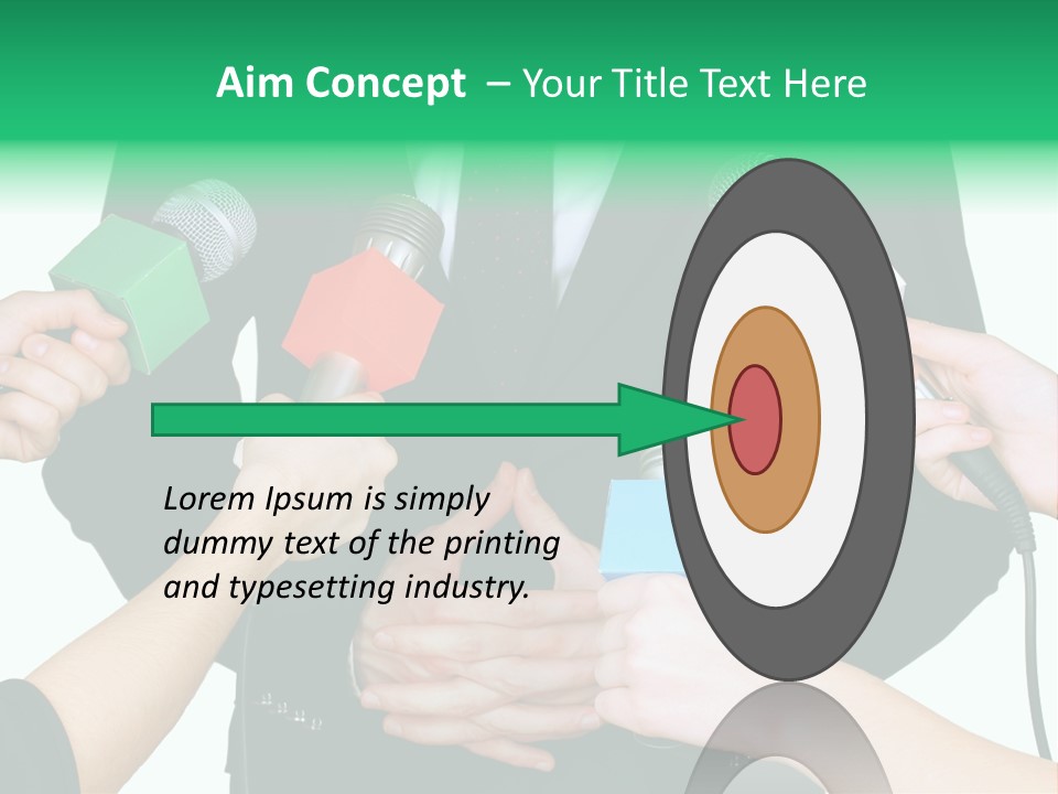 Broadcast Reportage Recording PowerPoint Template