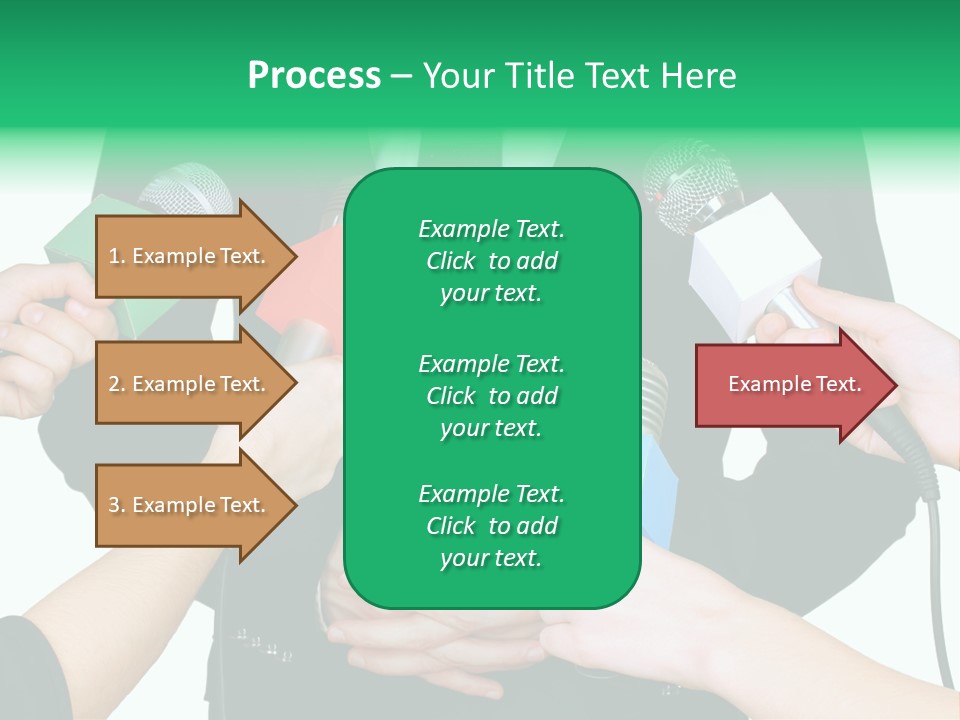 Broadcast Reportage Recording PowerPoint Template