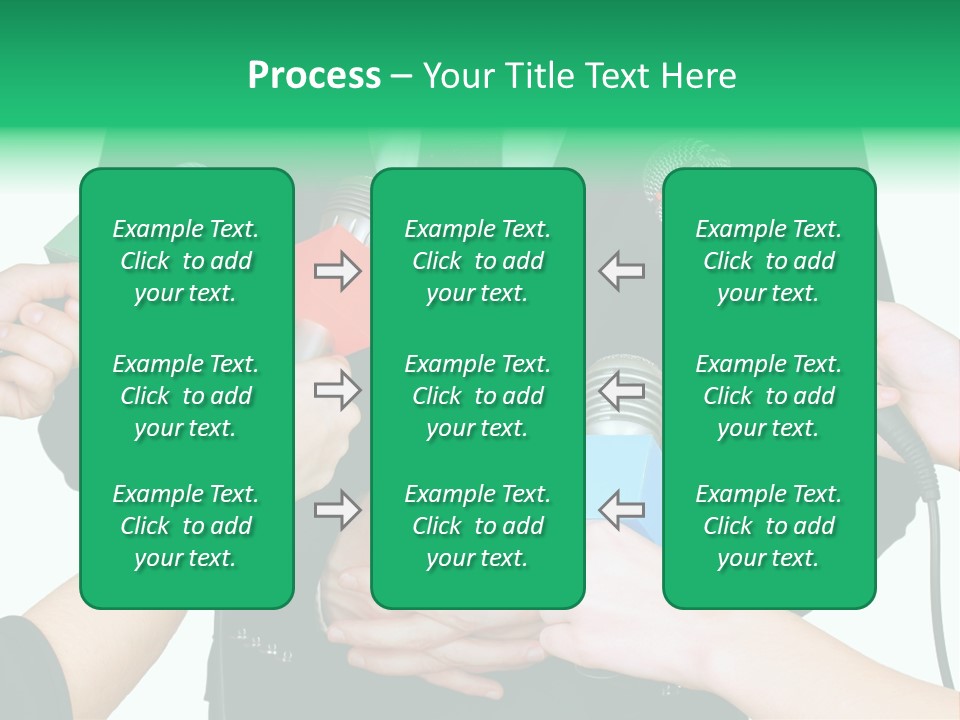 Broadcast Reportage Recording PowerPoint Template