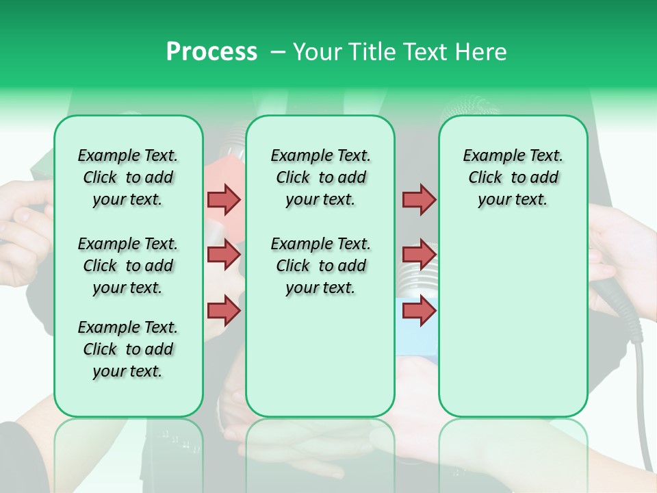 Broadcast Reportage Recording PowerPoint Template