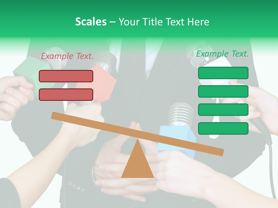 Broadcast Reportage Recording PowerPoint Template