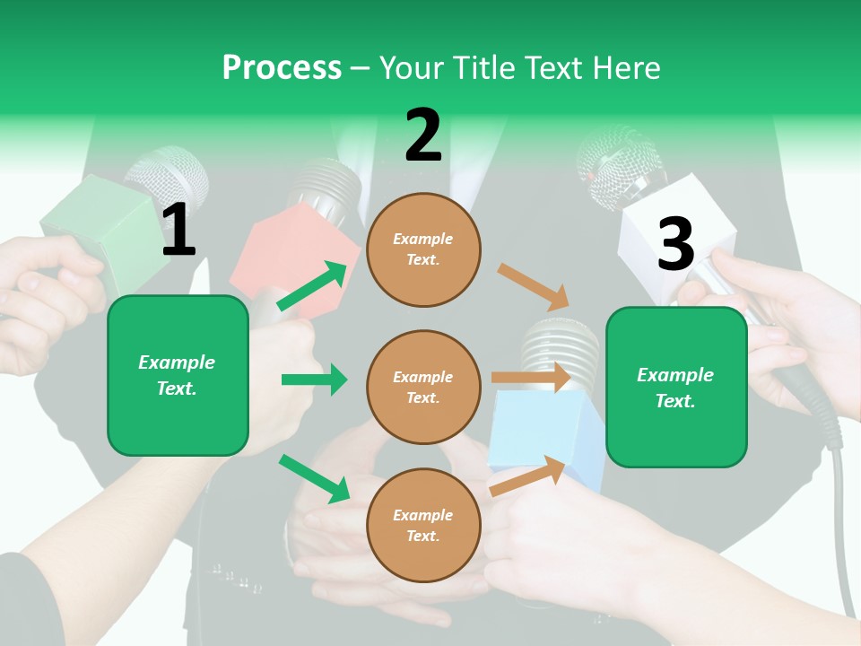 Broadcast Reportage Recording PowerPoint Template