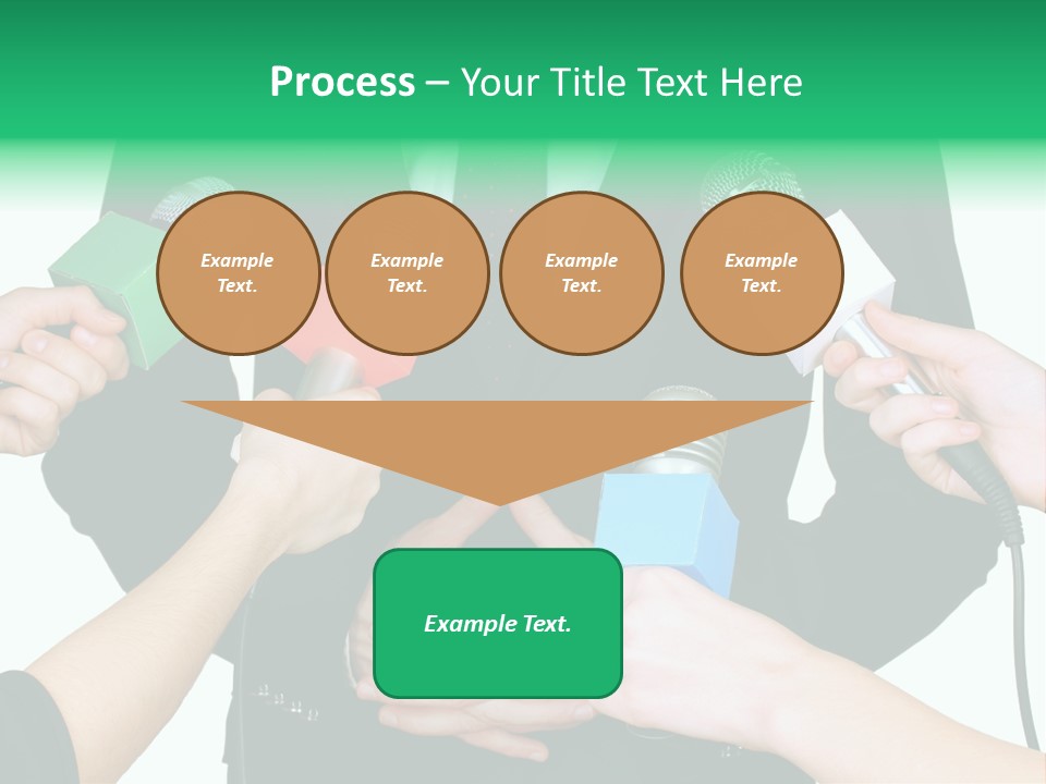 Broadcast Reportage Recording PowerPoint Template