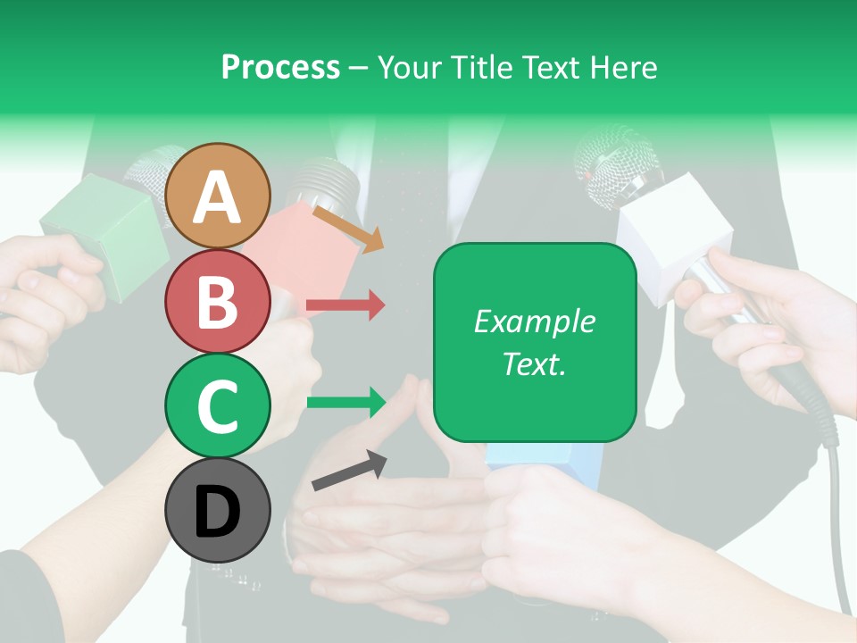 Broadcast Reportage Recording PowerPoint Template