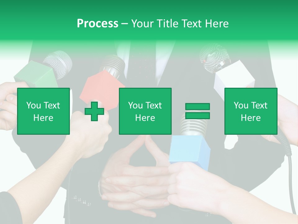 Broadcast Reportage Recording PowerPoint Template