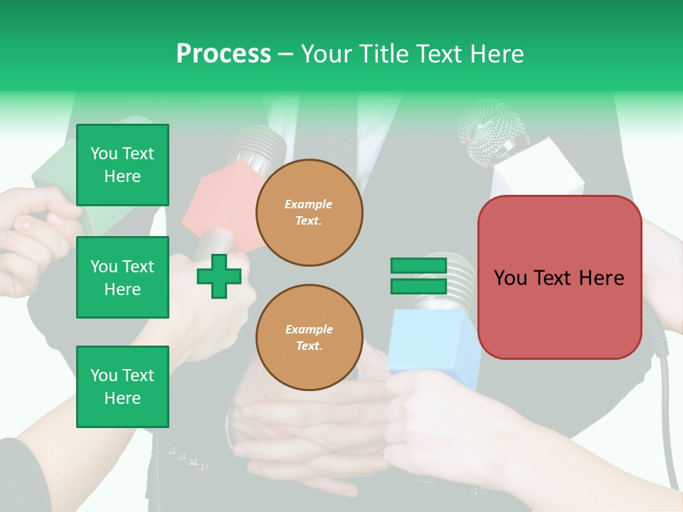 Broadcast Reportage Recording PowerPoint Template