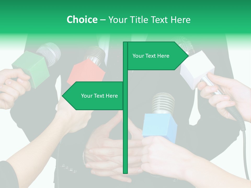 Broadcast Reportage Recording PowerPoint Template