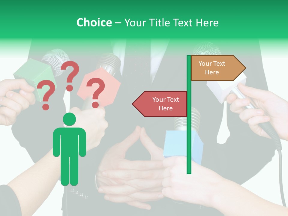 Broadcast Reportage Recording PowerPoint Template