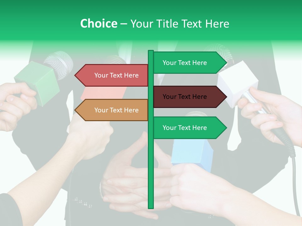 Broadcast Reportage Recording PowerPoint Template