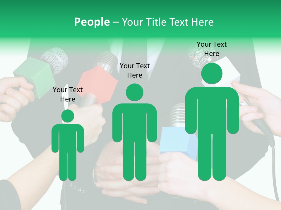 Broadcast Reportage Recording PowerPoint Template