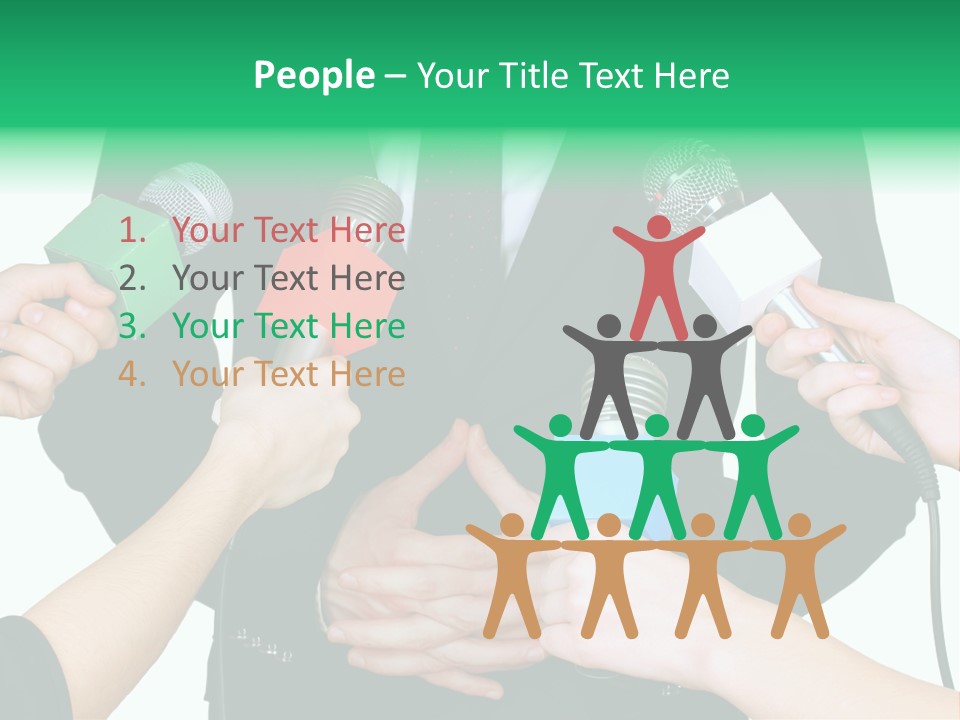 Broadcast Reportage Recording PowerPoint Template