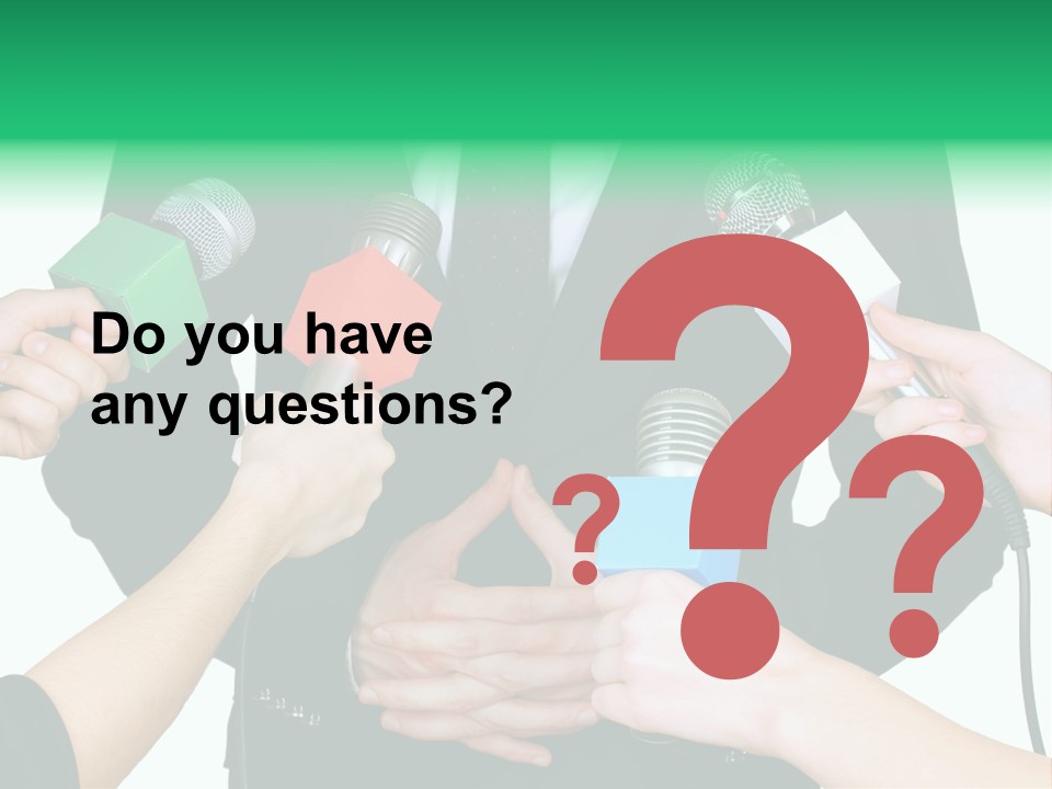 Broadcast Reportage Recording PowerPoint Template