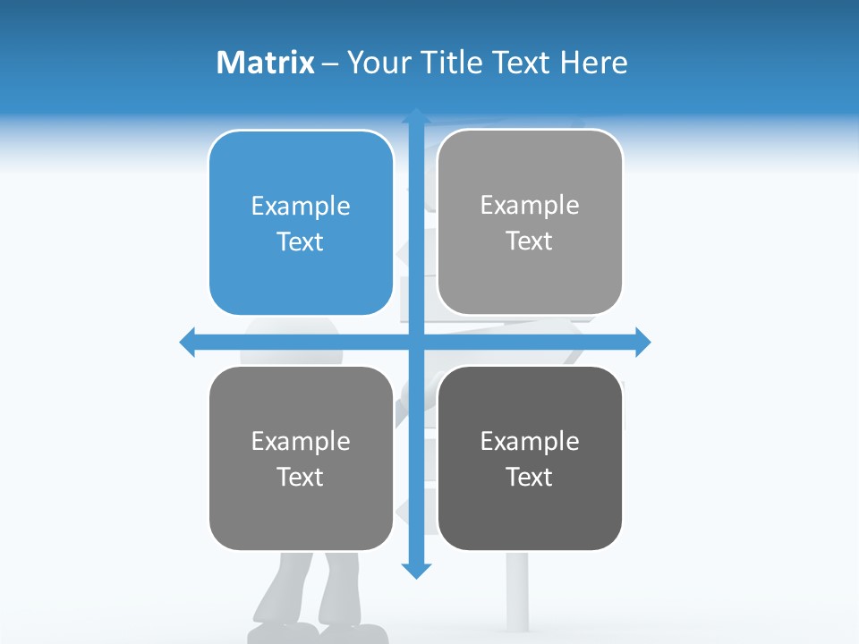 Abstract Puzzled Stand PowerPoint Template
