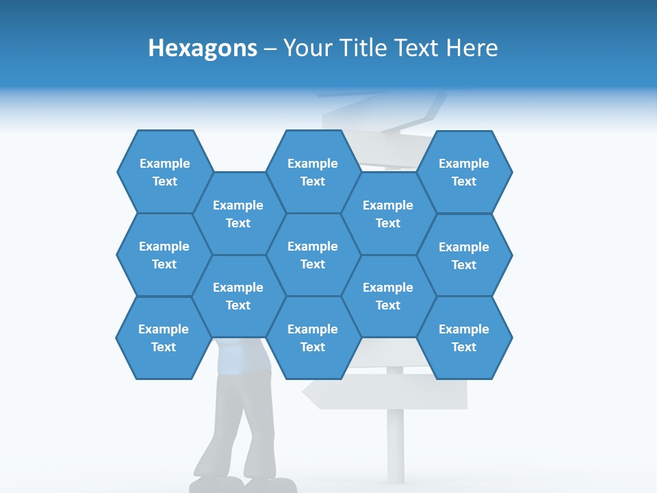 Abstract Puzzled Stand PowerPoint Template