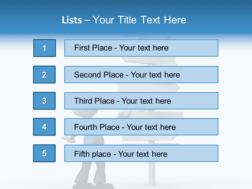 Abstract Puzzled Stand PowerPoint Template