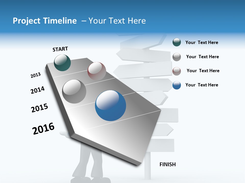 Abstract Puzzled Stand PowerPoint Template