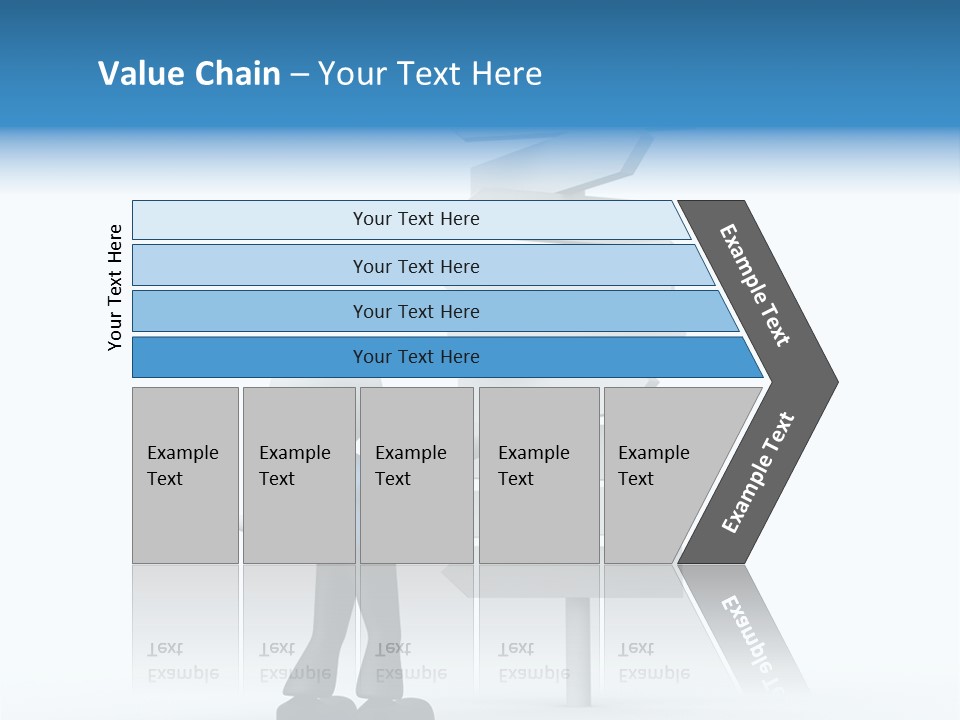 Abstract Puzzled Stand PowerPoint Template