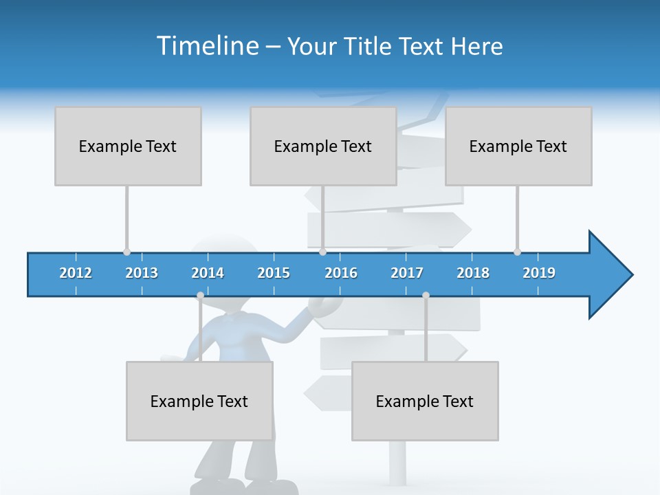 Abstract Puzzled Stand PowerPoint Template