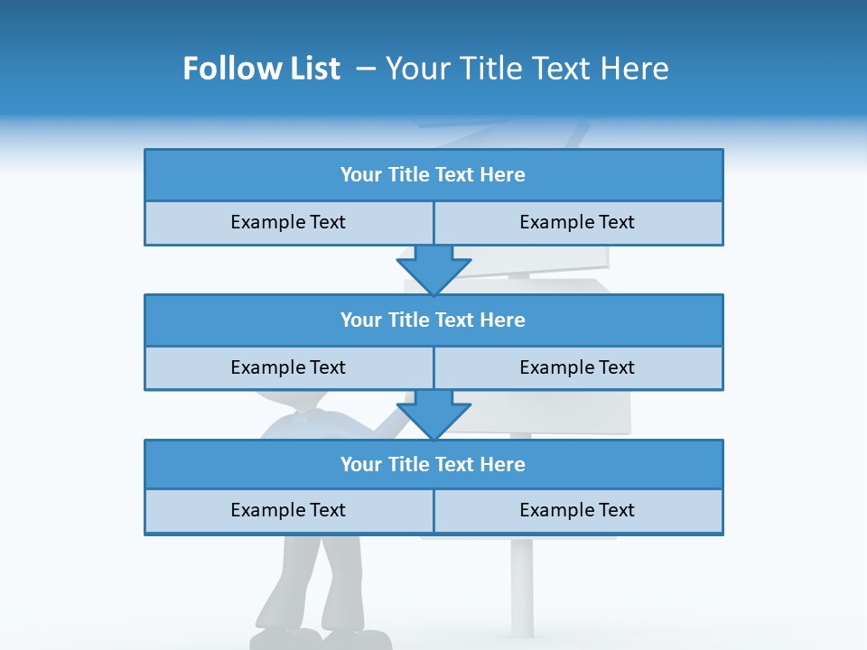 Abstract Puzzled Stand PowerPoint Template