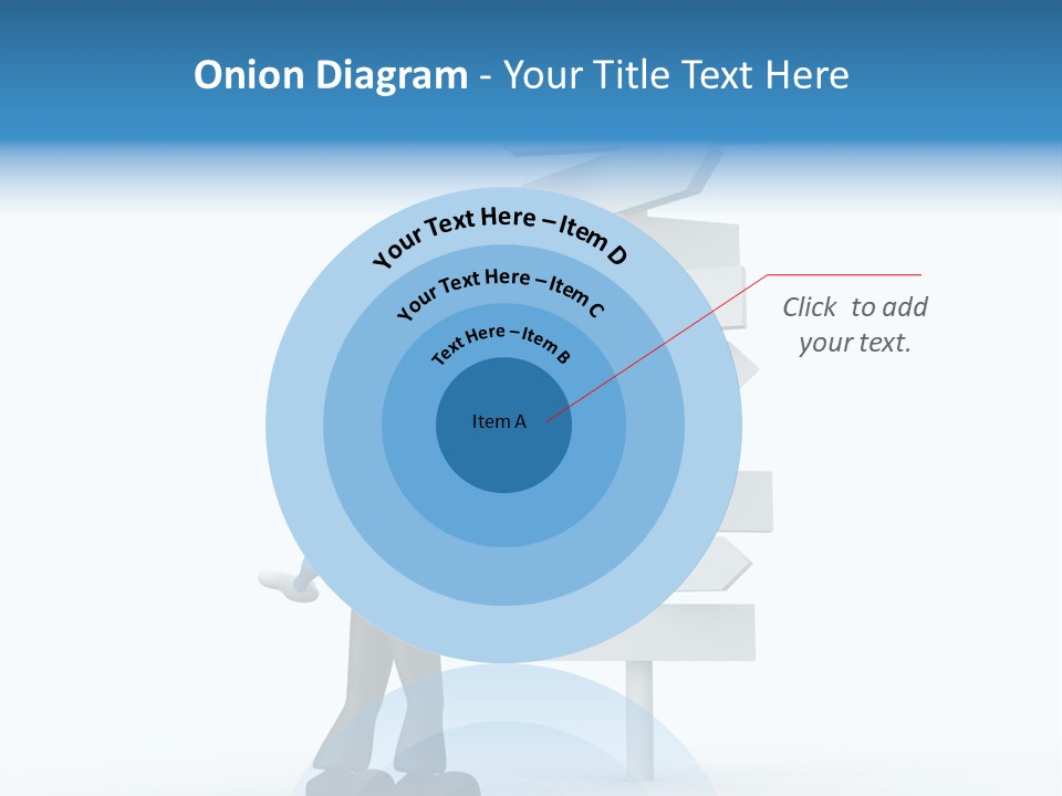 Abstract Puzzled Stand PowerPoint Template