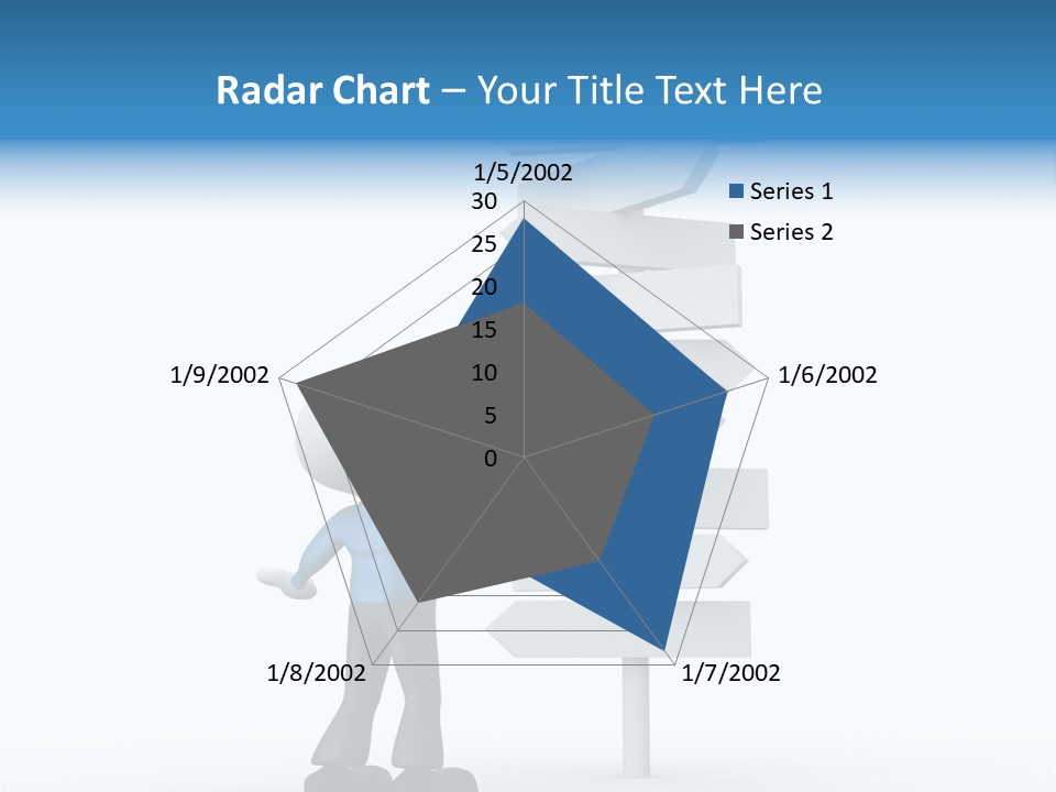 Abstract Puzzled Stand PowerPoint Template