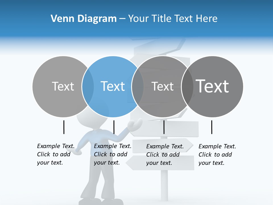 Abstract Puzzled Stand PowerPoint Template