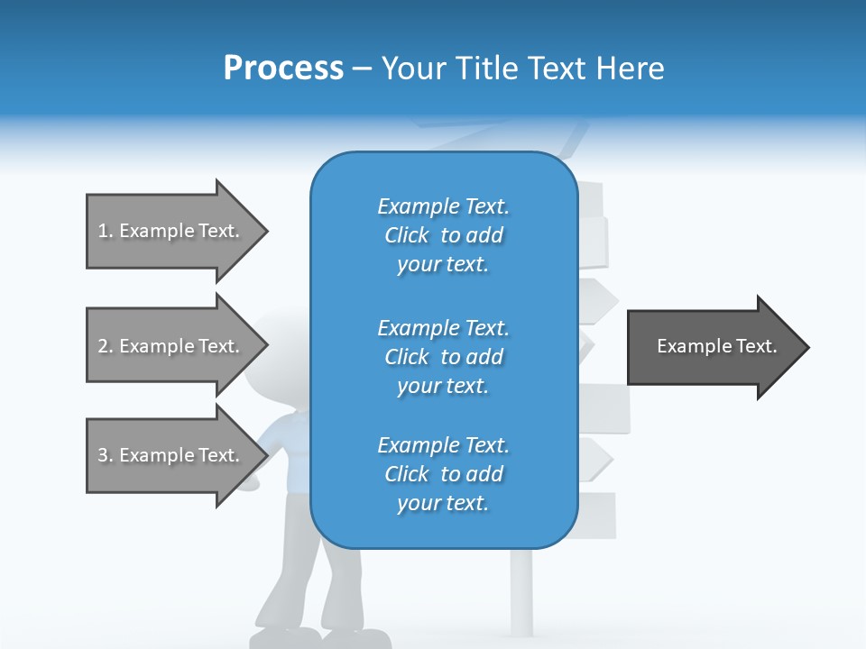Abstract Puzzled Stand PowerPoint Template