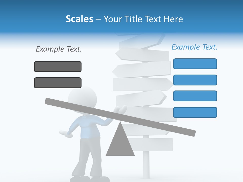 Abstract Puzzled Stand PowerPoint Template