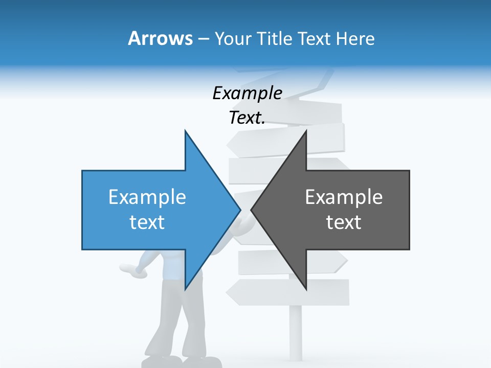 Abstract Puzzled Stand PowerPoint Template