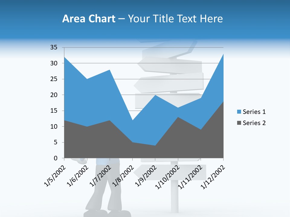 Abstract Puzzled Stand PowerPoint Template