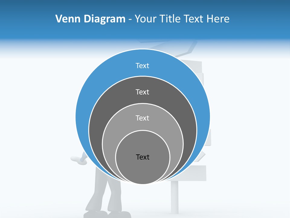 Abstract Puzzled Stand PowerPoint Template