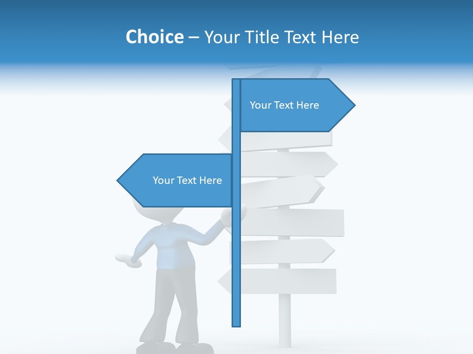 Abstract Puzzled Stand PowerPoint Template