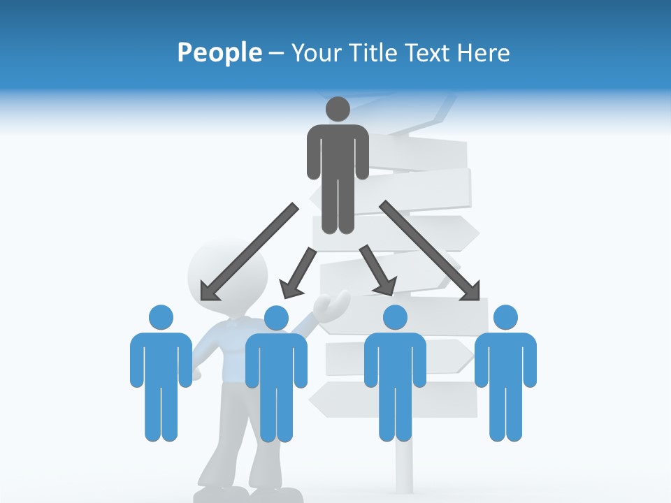 Abstract Puzzled Stand PowerPoint Template