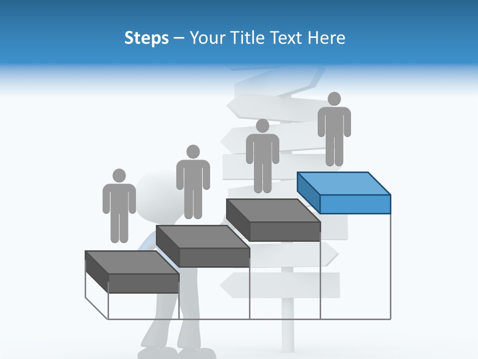 Abstract Puzzled Stand PowerPoint Template