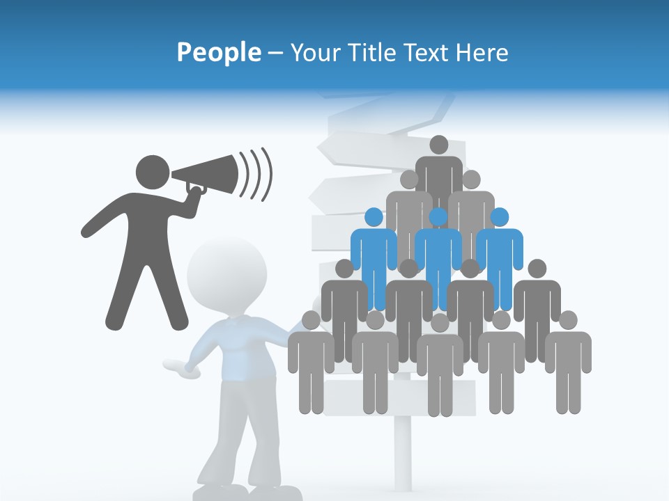 Abstract Puzzled Stand PowerPoint Template