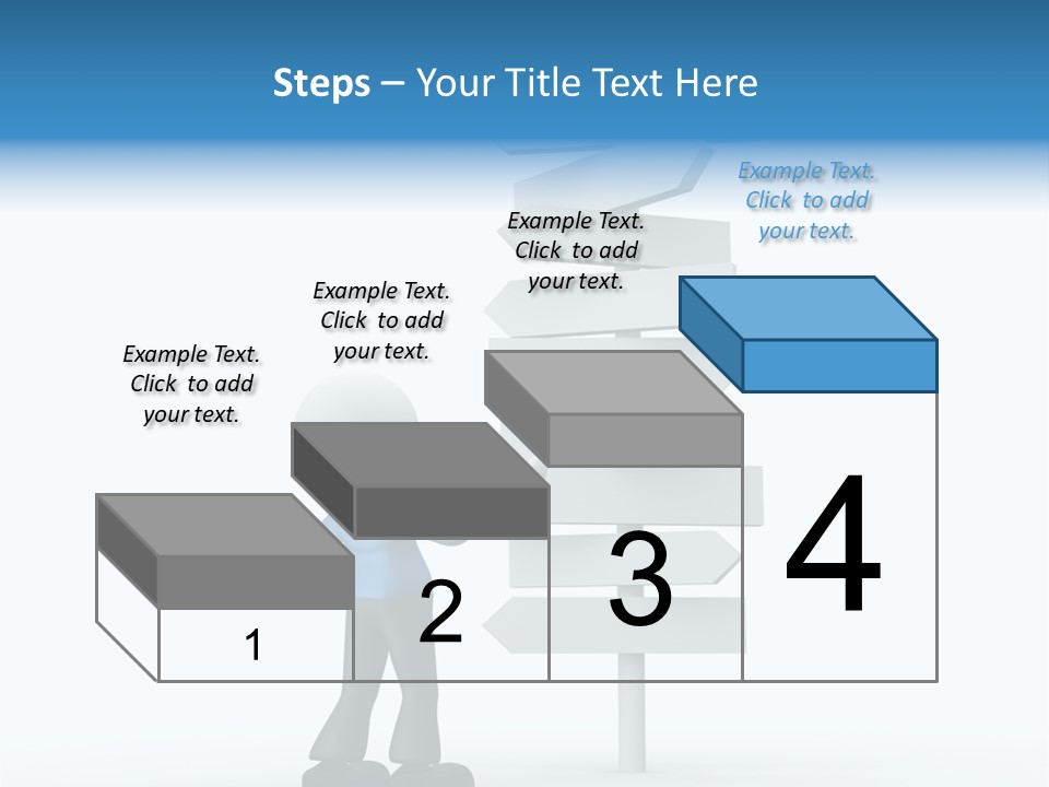 Abstract Puzzled Stand PowerPoint Template