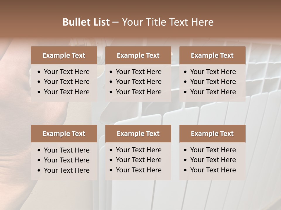 Heat Energy Room PowerPoint Template