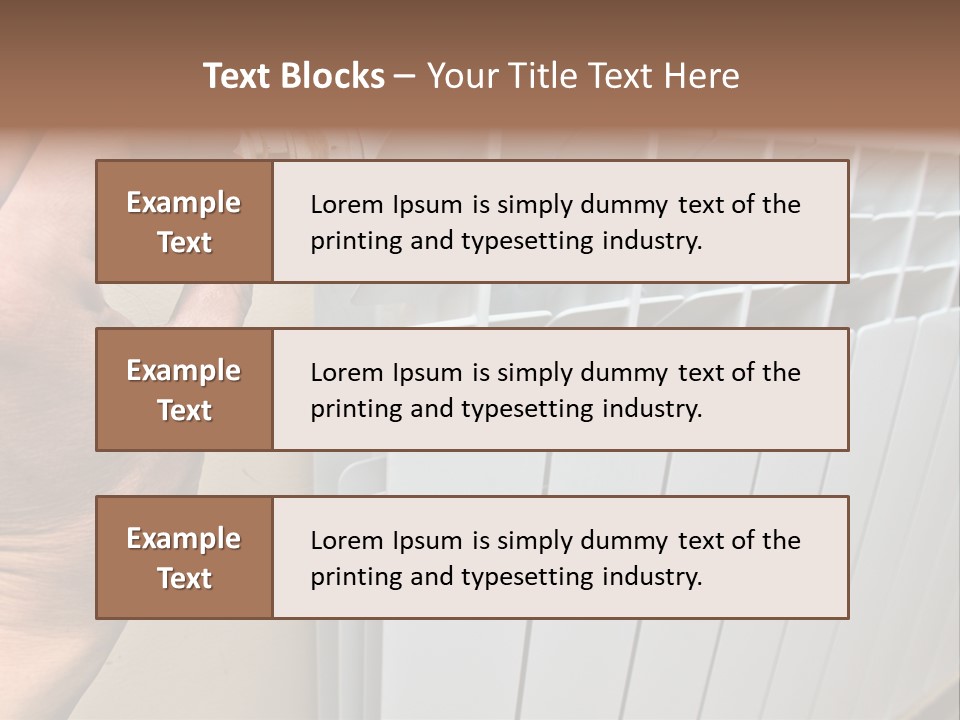 Heat Energy Room PowerPoint Template